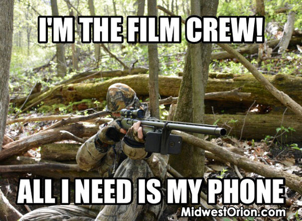 Shotgun Camera Mount- Video Record Shooting - Attach to Gun